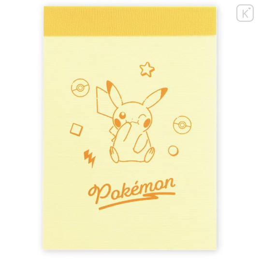 Japan Pokemon Mini Notepad - Pikachu : Color - 1