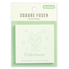Japan Pokemon Square Fusen Sticky Notes - Sprigatito : Color
