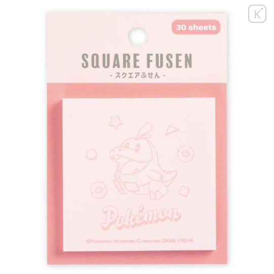 Japan Pokemon Square Fusen Sticky Notes - Fuecoco : Color - 1