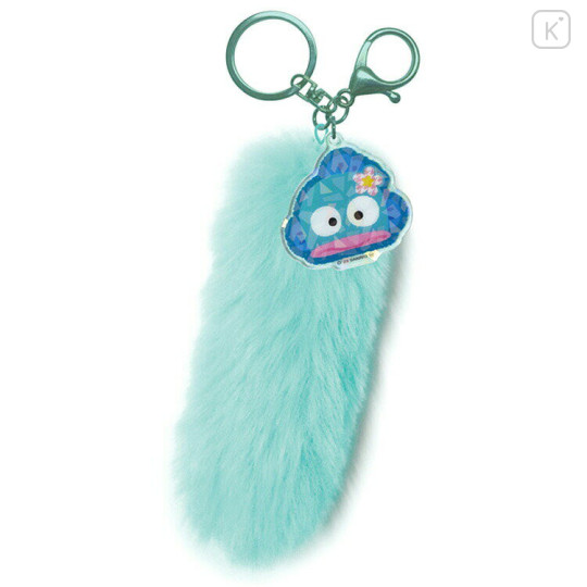 Japan Sanrio Dangling Tail Mascot Keychain - Hangyodon : Y2k Houndstooth - 1