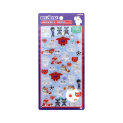 Japan Disney Bonbon Drop Seal 3D Sticker - Baymax : B