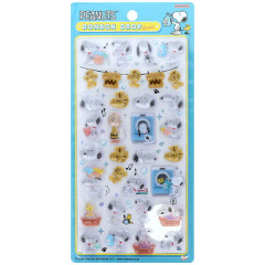 Japan Peanuts Bonbon Drop Seal 3D Sticker - Snoopy & Woodstock : Laundry