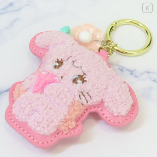 Japan Mikko Illustrations Sagara Embroidered Keychain - Cammy Flower - 3
