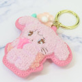 Japan Mikko Illustrations Sagara Embroidered Keychain - Cammy Flower - 3