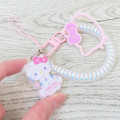 Japan Sanrio Multi-coil Spring Smartphone Strap - Hello Kitty : On Cloud Aurora - 2