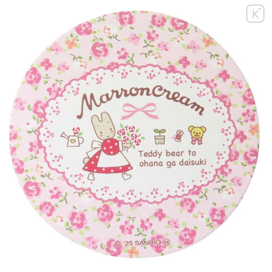 Japan Sanrio Water Absorbing Coaster - Marron Cream : 40th Anniversary Flower - 1
