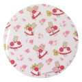 Japan Sanrio Can Mirror - Marron Cream : 40th Anniversary Flower B - 1