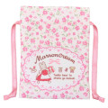 Japan Sanrio Mini Drawstring Bag - Marron Cream : 40th Anniversary Flower Rose - 1