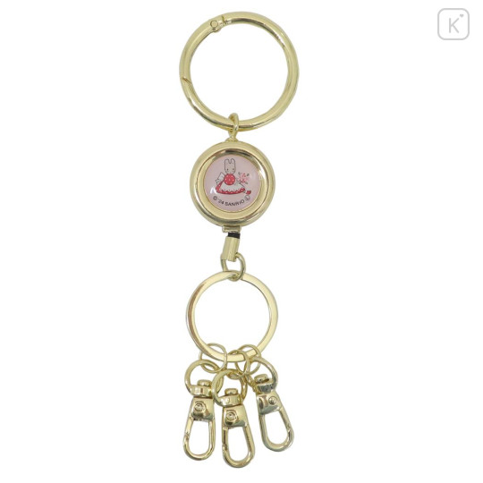 Japan Sanrio Reel Keychain - Marron Cream : Gold - 1