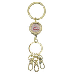 Japan Sanrio Reel Keychain - Marron Cream : Gold