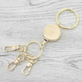 Japan Sanrio Reel Keychain - Marron Cream : Gold - 3