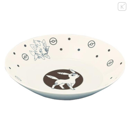 Japan Pokemon Curry & Pasta Plate - Dark Type Series Eevee Evolution : Umbreon - 2