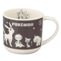 Japan Pokemon Porcelain Mug - Dark Type Series Eevee Evolution : Umbreon - 1