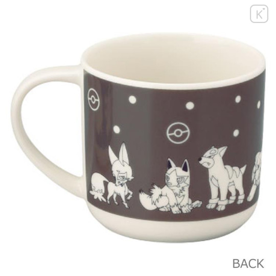 Japan Pokemon Porcelain Mug - Dark Type Series Eevee Evolution : Umbreon - 2