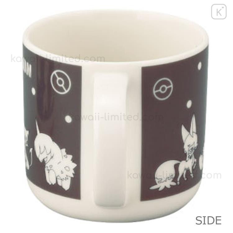 Japan Pokemon Porcelain Mug - Dark Type Series Eevee Evolution