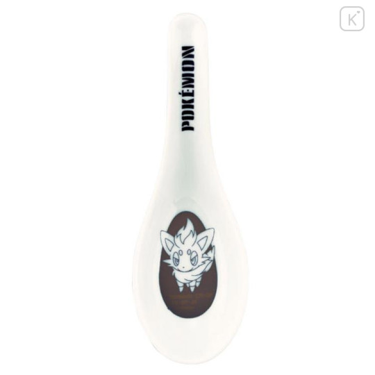Japan Pokemon Porcelain Spoon - Black Zorua - 2
