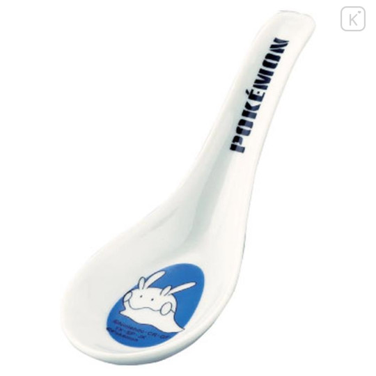 Japan Pokemon Porcelain Spoon - Blue Goomy - 1