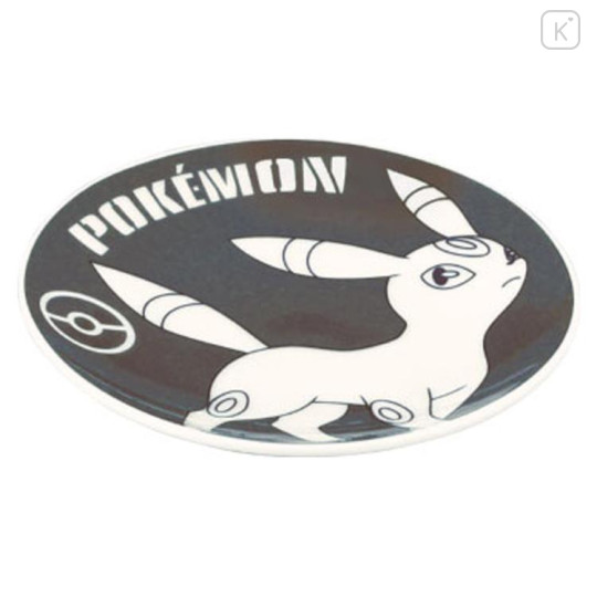 Japan Pokemon Porcelain Sauce Small Plate - Dark Type Series Eevee Evolution : Umbreon - 2
