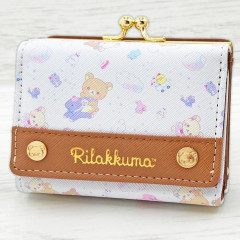 Japan San-X Trifold Wallet - Rilakkuma : Rocking Horse Brown
