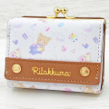 Japan San-X Trifold Wallet - Rilakkuma : Rocking Horse Brown - 1