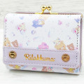 Japan San-X Trifold Wallet - Rilakkuma : Rocking Horse Purple - 1