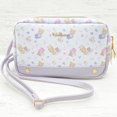 Japan San-X Mini Shoulder Bag - Rilakkuma : Rocking Horse Purple