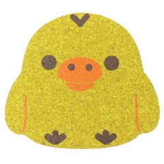 Japan San-X Cork Coaster - Kiiroitori : Colorful