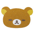 Japan San-X Cork Coaster - Rilakkuma : Face Relax Colorful - 1