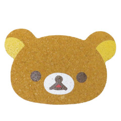 Japan San-X Cork Coaster - Rilakkuma : Face B Colorful