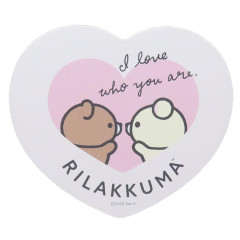 Japan San-X Big Clip - Chairoikoguma & Korilakkuma : I Love Who You Are