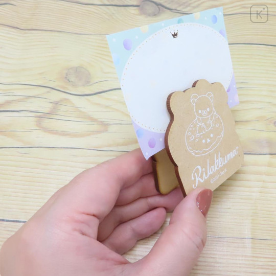 Japan San-X Big Clip - Kiiroitori & Rilakkuma : Donut - 2