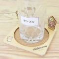 Japan San-X Cork Coaster With Ornaments - Rilakkuma : Relax - 3