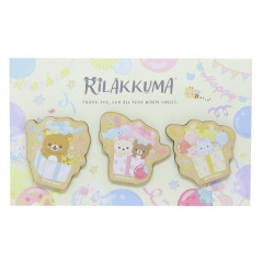 Japan San-X Magnet Set - Rilakkuma : Smiling Happy For You