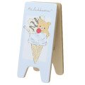 Japan San-X Memo Clip Stand - Rilakkuma : Ice Cream Blue - 1
