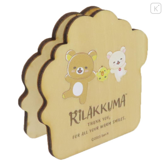 Japan San-X Memo Clip Stand - Rilakkuma : Smiling Happy For You - 2