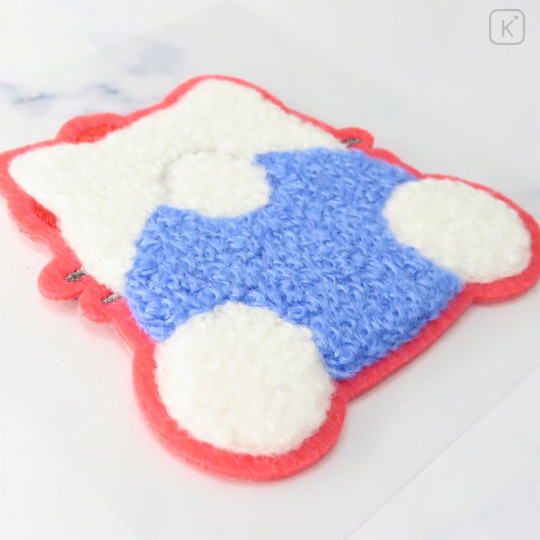 Japan Sanrio Patch Fluffy Embroidery Sticker For Cloth Surface - Hello Kitty : Butt - 2