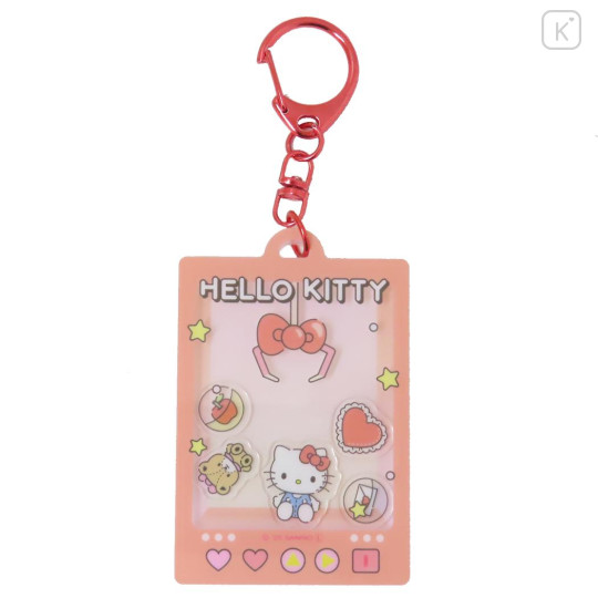 Japan Sanrio Shaka Shaka Keychain - Hello Kitty : Crane Game - 1