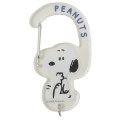 Japan Peanuts Acrylic Carabiner - Snoopy : Have A Good Journey White - 1