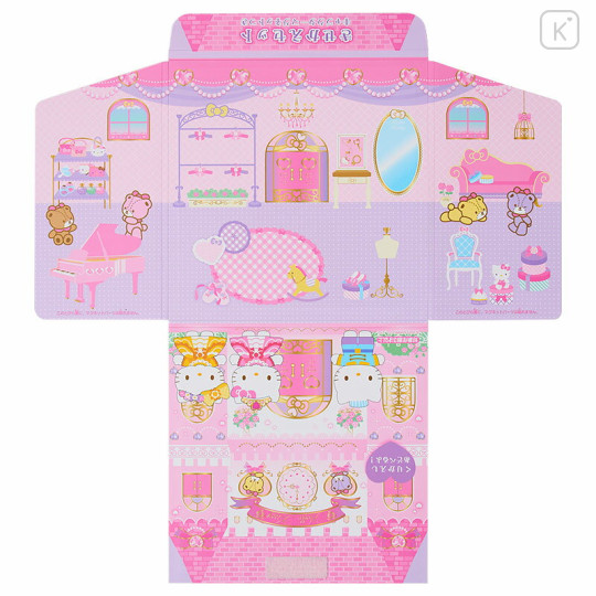 Japan Sanrio Original Dress-up Magnet Play Set - Hello Kitty - 3