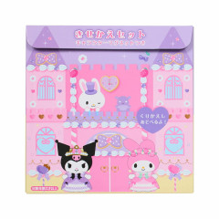Japan Sanrio Original Dress-up Magnet Play Set - Kuromi & My Melody