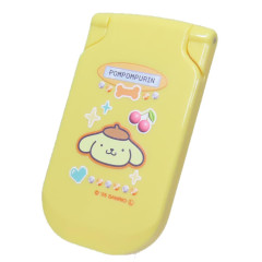 Japan Sanrio Mirror & Comb - Pompompurin : Flip Phone Style