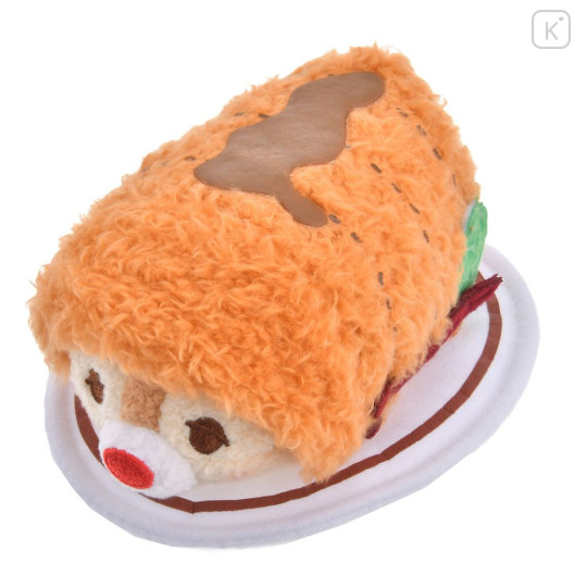 Japan Disney Store Tsum Tsum Mini Plush (S) - Dale : One Plate Tonkatsu - 1