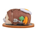 Japan Disney Store Tsum Tsum Mini Plush (S) - Chip : One Plate Hamburger Steak Egg - 3