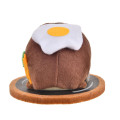 Japan Disney Store Tsum Tsum Mini Plush (S) - Chip : One Plate Hamburger Steak Egg - 4