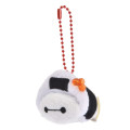 Japan Disney Store Tsum Tsum Plush Keychain - Baymax : Japanese Food Onigiri Rice Ball - 1