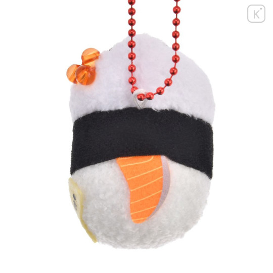 Japan Disney Store Tsum Tsum Plush Keychain - Baymax : Japanese Food Onigiri Rice Ball - 5