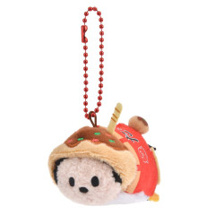 Japan Disney Store Tsum Tsum Plush Keychain - Mickey : Japanese Food Takoyaki