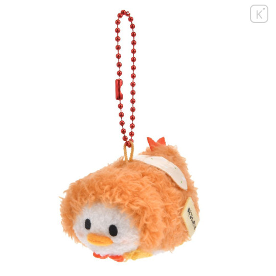 Japan Disney Store Tsum Tsum Plush Keychain - Donald : Japanese Food Fried Shrimp - 1