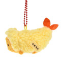 Japan Disney Store Tsum Tsum Plush Keychain - Pooh : Japanese Food Fried Shrimp - 3
