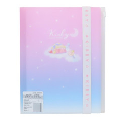 Japan Kirby 6 Pockets A4 Index File Holder - Kirby : Pupupu Starlight Pink